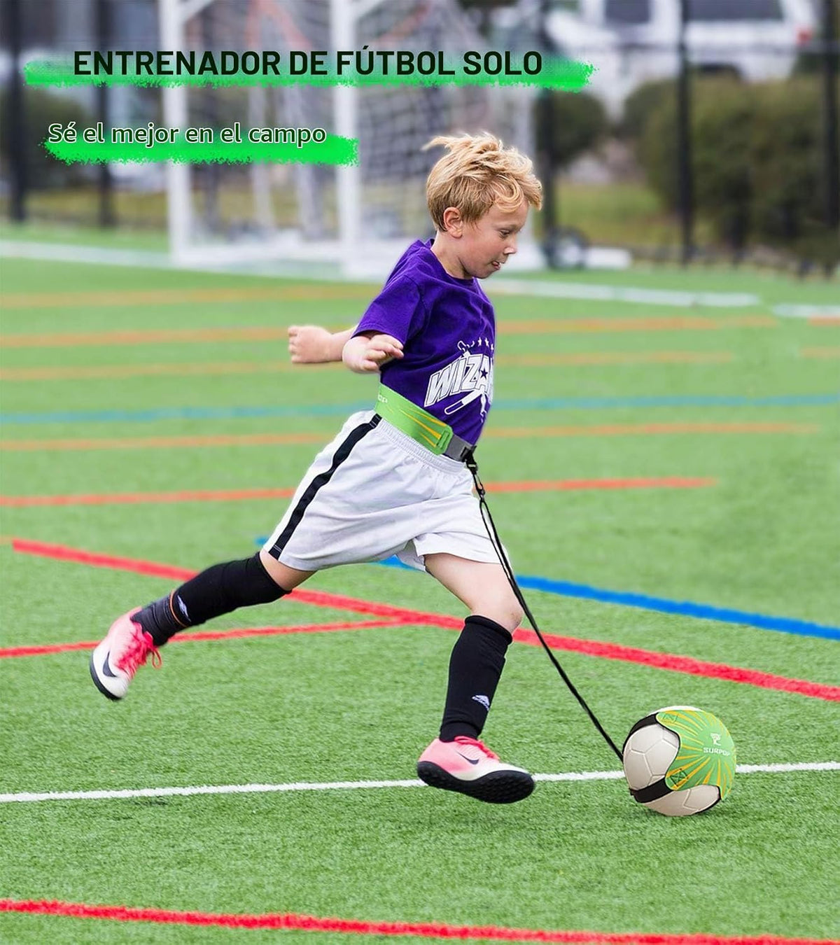 Entrenador de fútbol\/voleibol\/rugby, patada y lanzamiento de fútb...