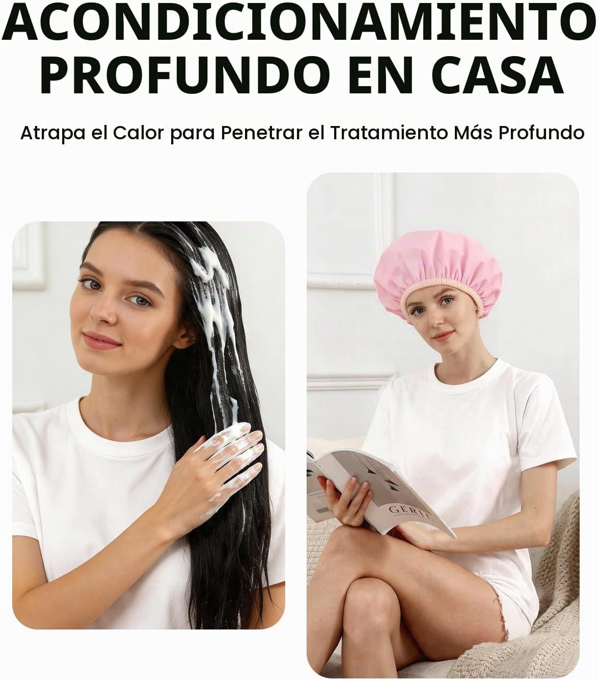 YIZIJIZI 2 tapas térmicas para el cabello de acondicionamiento prof...