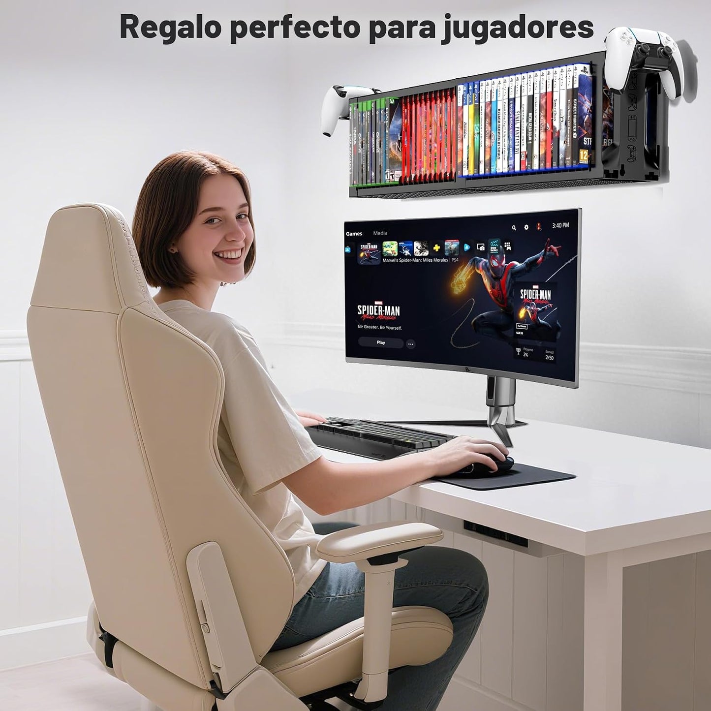 Kytok Torre Soporte de Almacenamiento Universal para Discos de Vide...