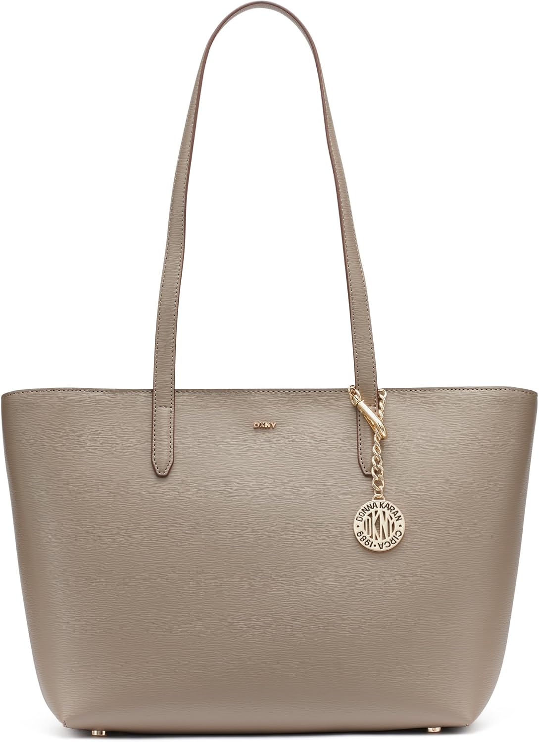 DKNY - Bolso de mano mediano de cuero para mujer Bryant | 15,2 pulg...