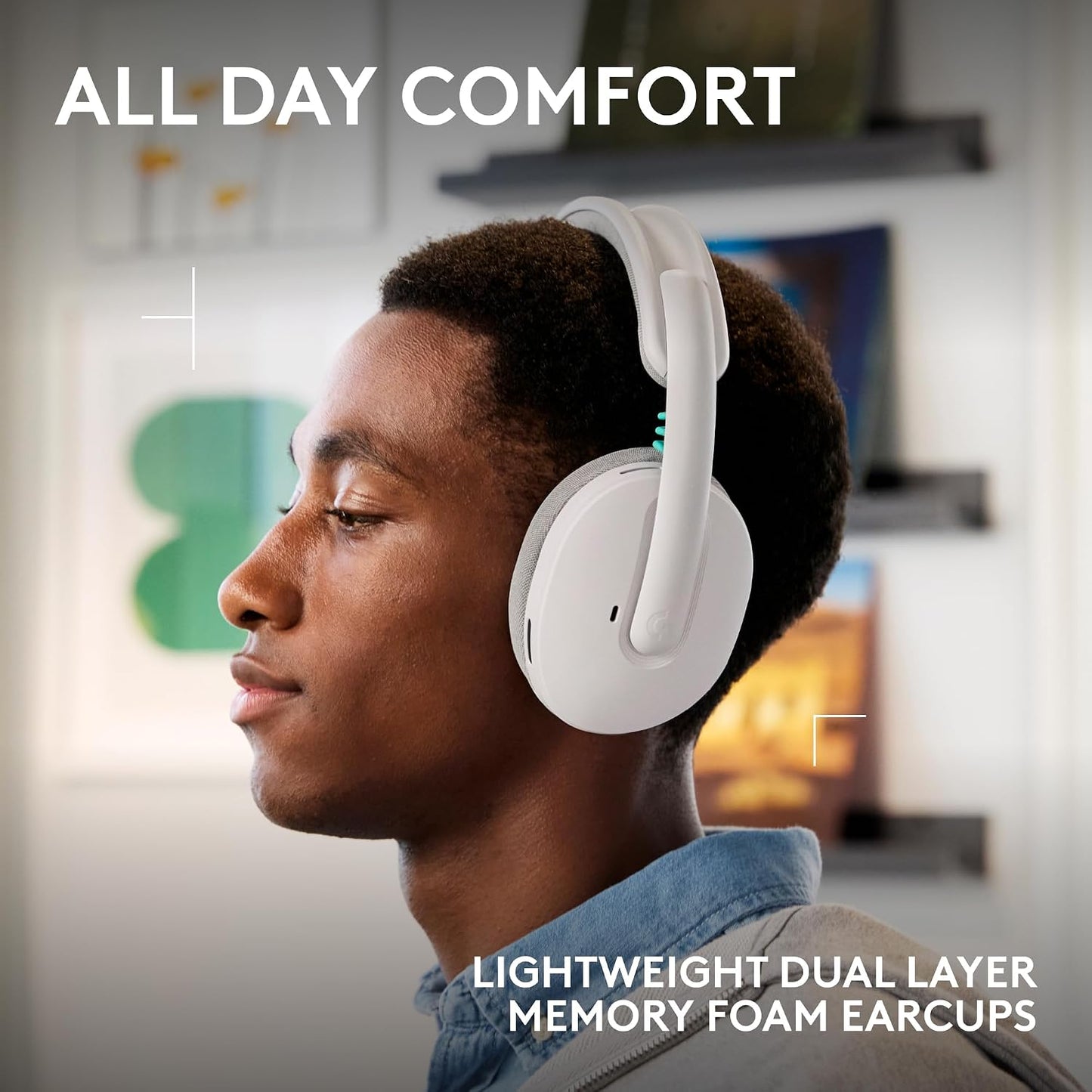 Logitech G Auriculares inalámbricos para juegos 325 Lightspeed - Bl...
