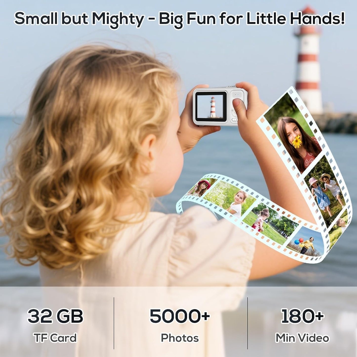 Cámara digital para niños, cámaras digitales de 48MP FHD 1080P para...