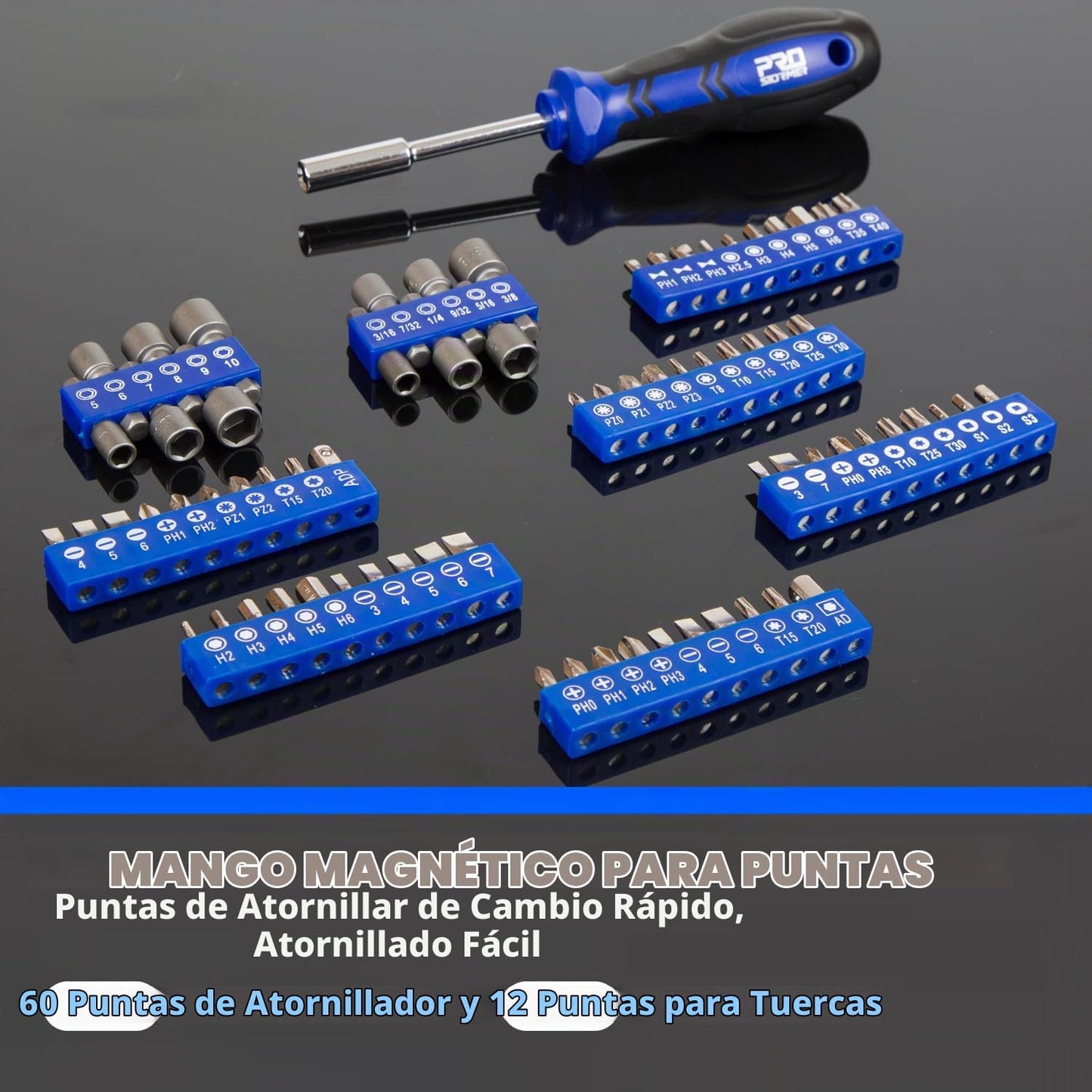 Prostormer Juego de herramientas mecánicas, 240 piezas, kit de herr...
