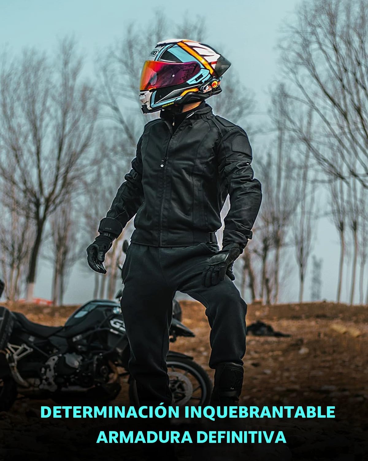 Liovoras Guantes tácticos para hombres, guantes de tiro y motocicle...