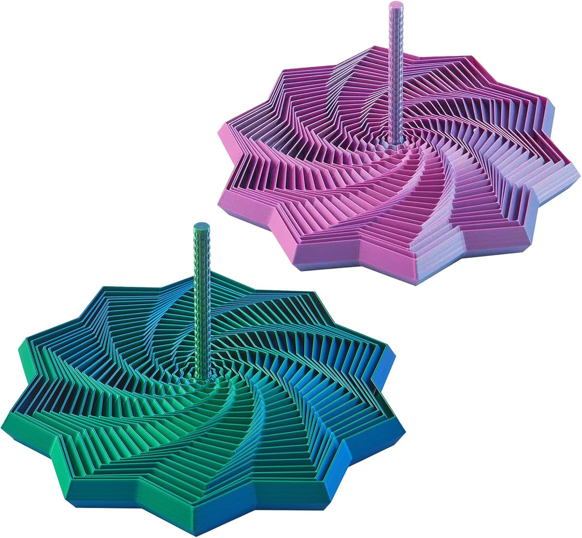 Estrella sensorial antiestrés expandida 3D con asa, alivio del estr...