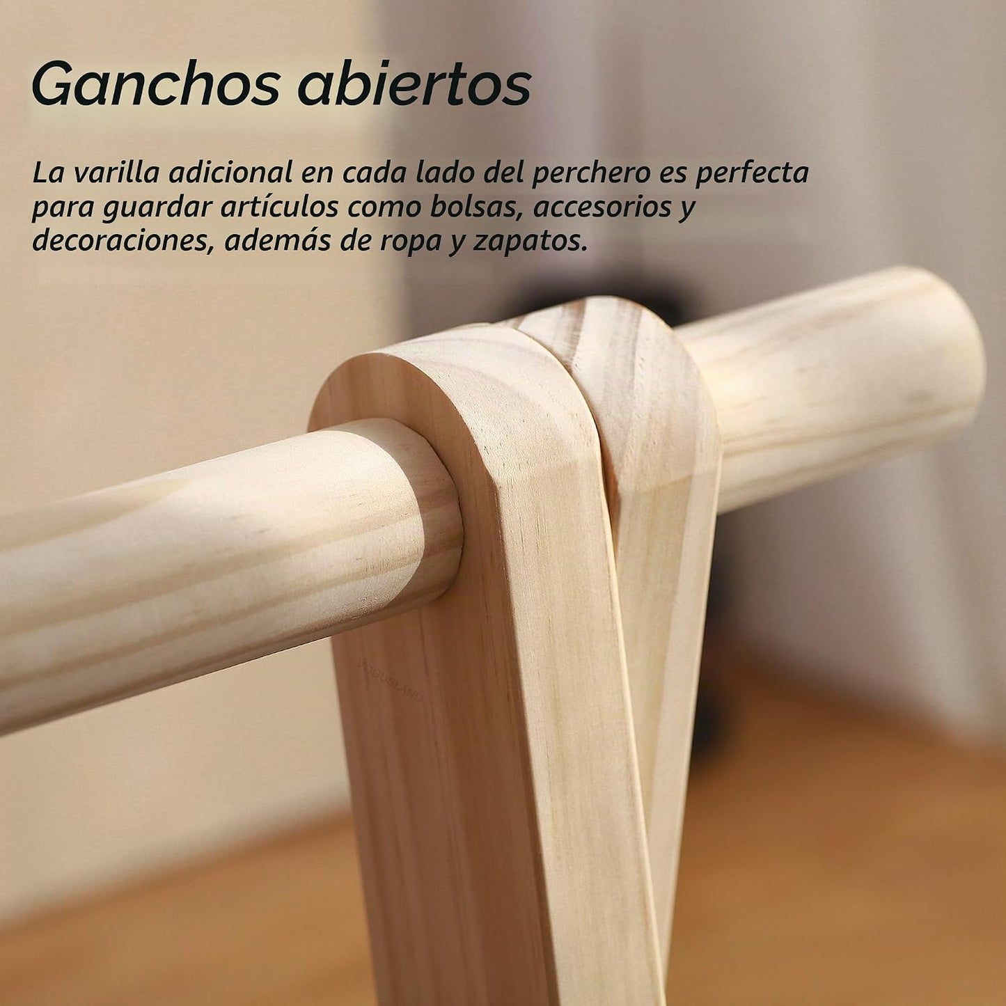VOGUSLAND Perchero de disfraces, perchero para niños, estante de ro...