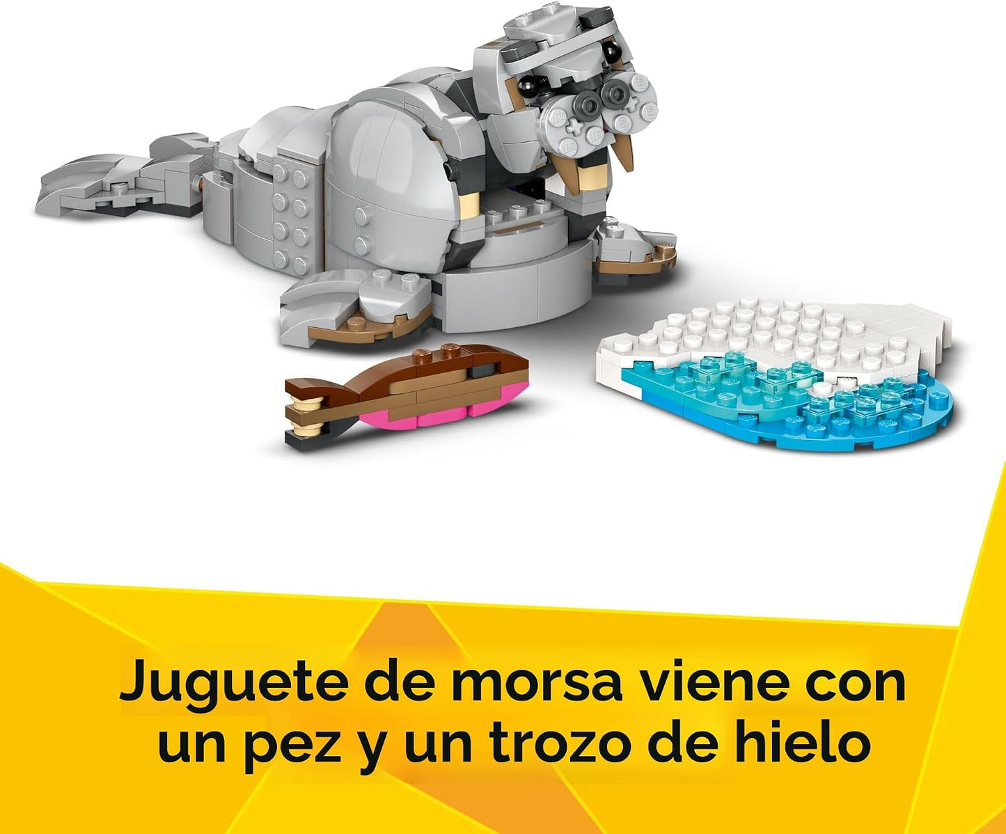 LEGO Creator 3 en 1 Wild Animals: Majestic Rinoceronte con pájaros...