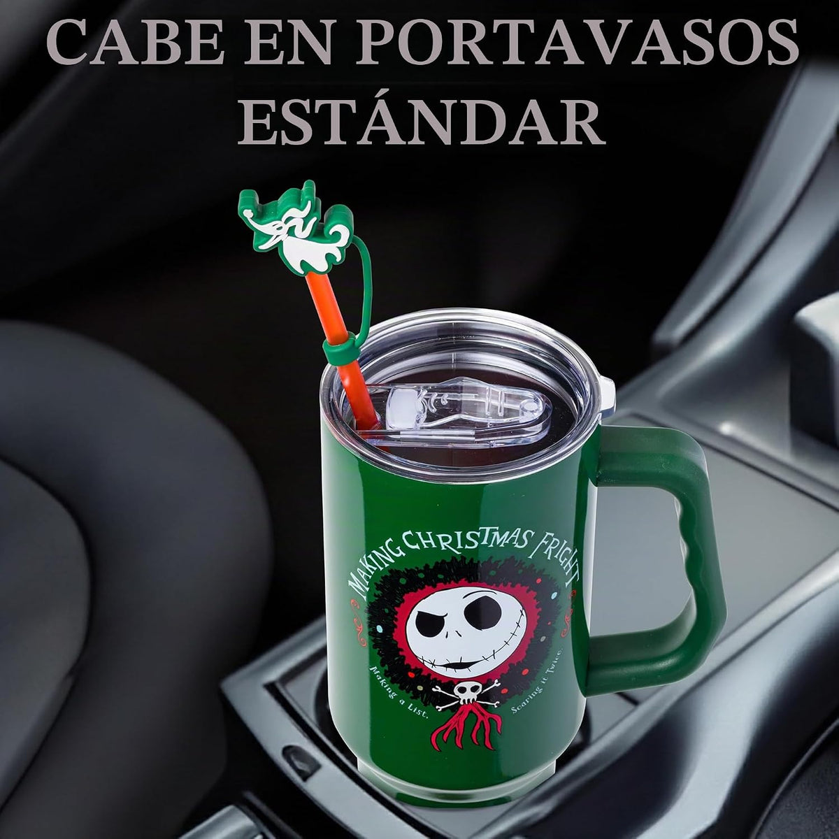 Silver Buffalo Nightmare Before Christmas, vaso de acero inoxidable...