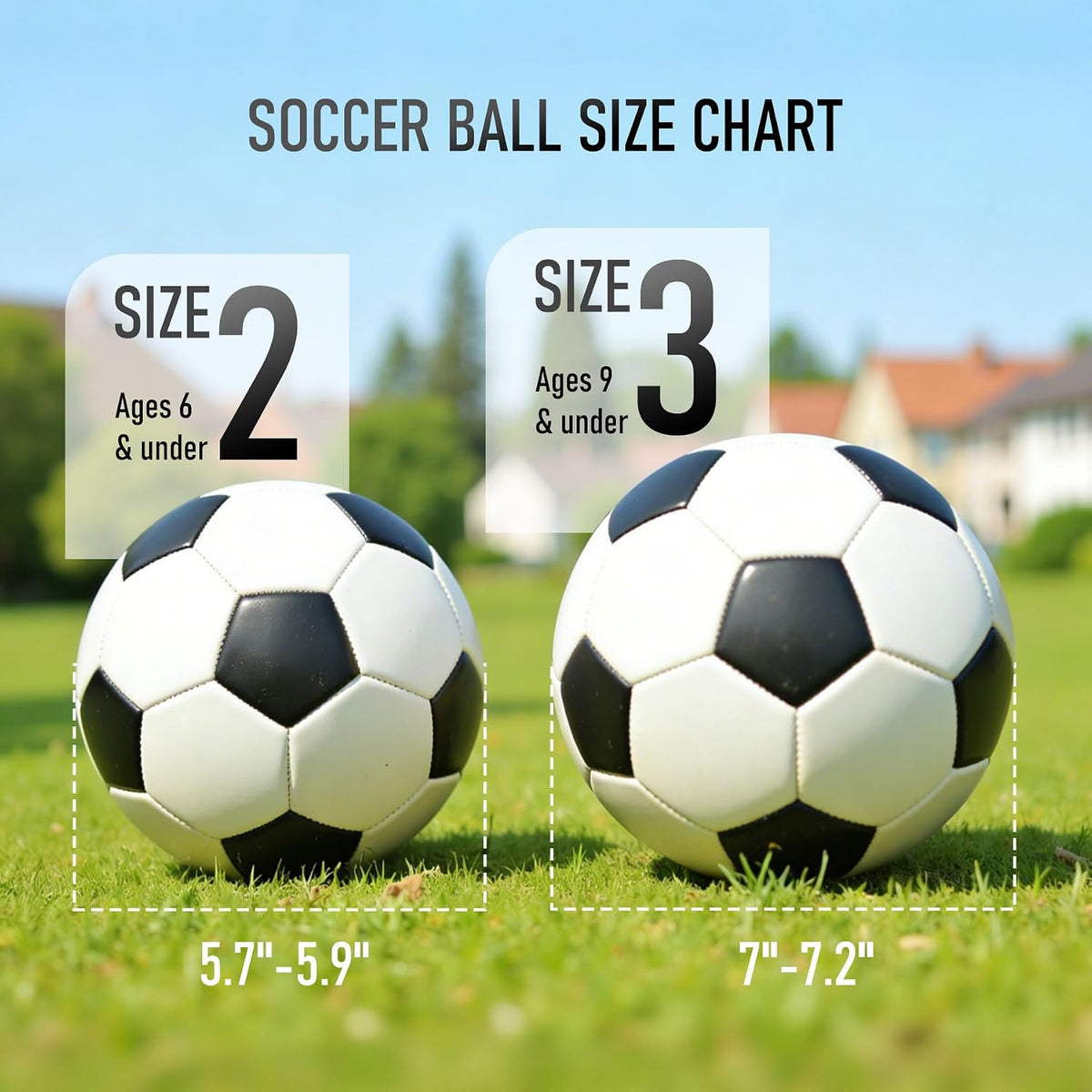 Richball Paquete de 2 pelotas de fútbol para niños, pelota de fútbo...