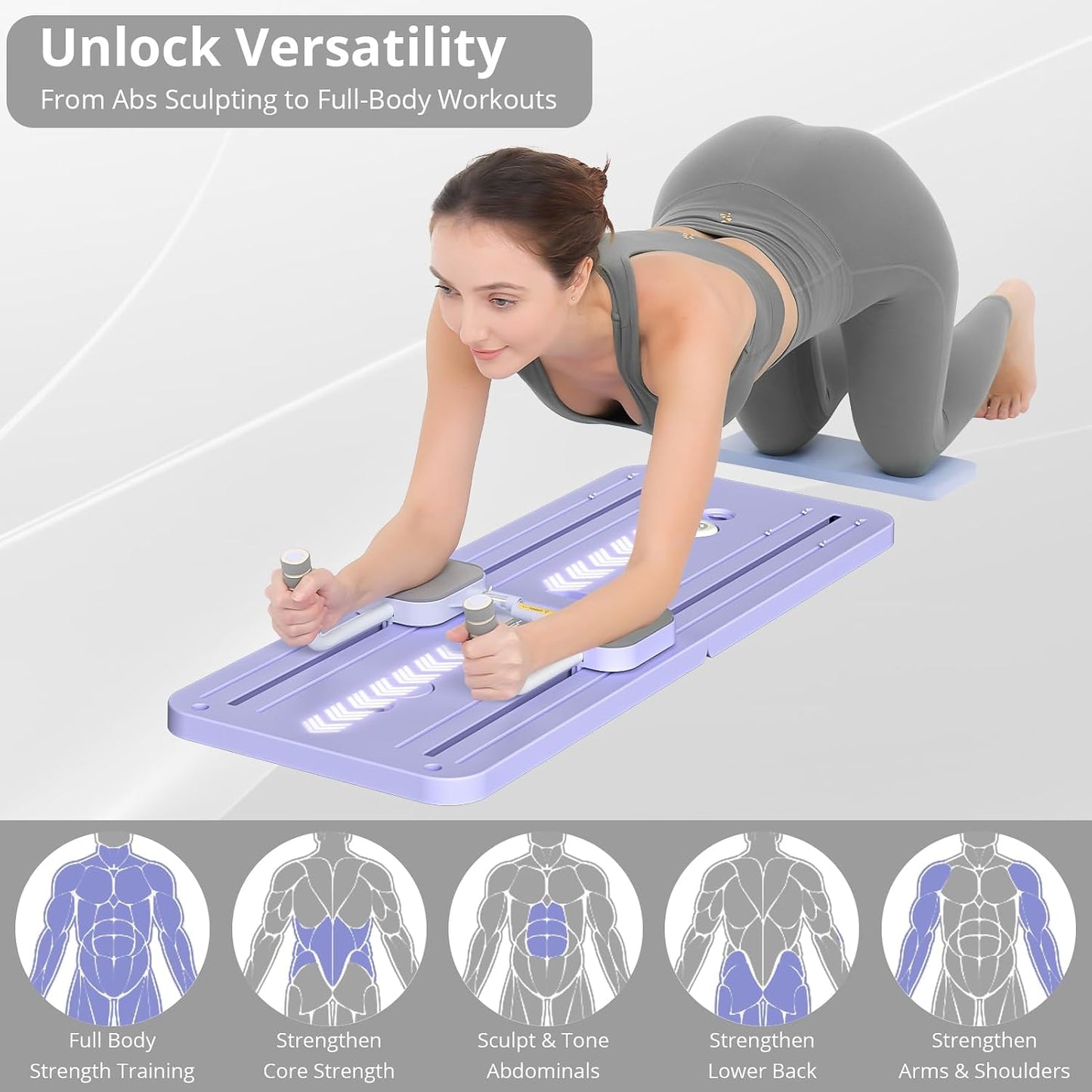 JANUA Tabla de Pilates - Juego de Pilates Reformer, Tabla de Pilate...