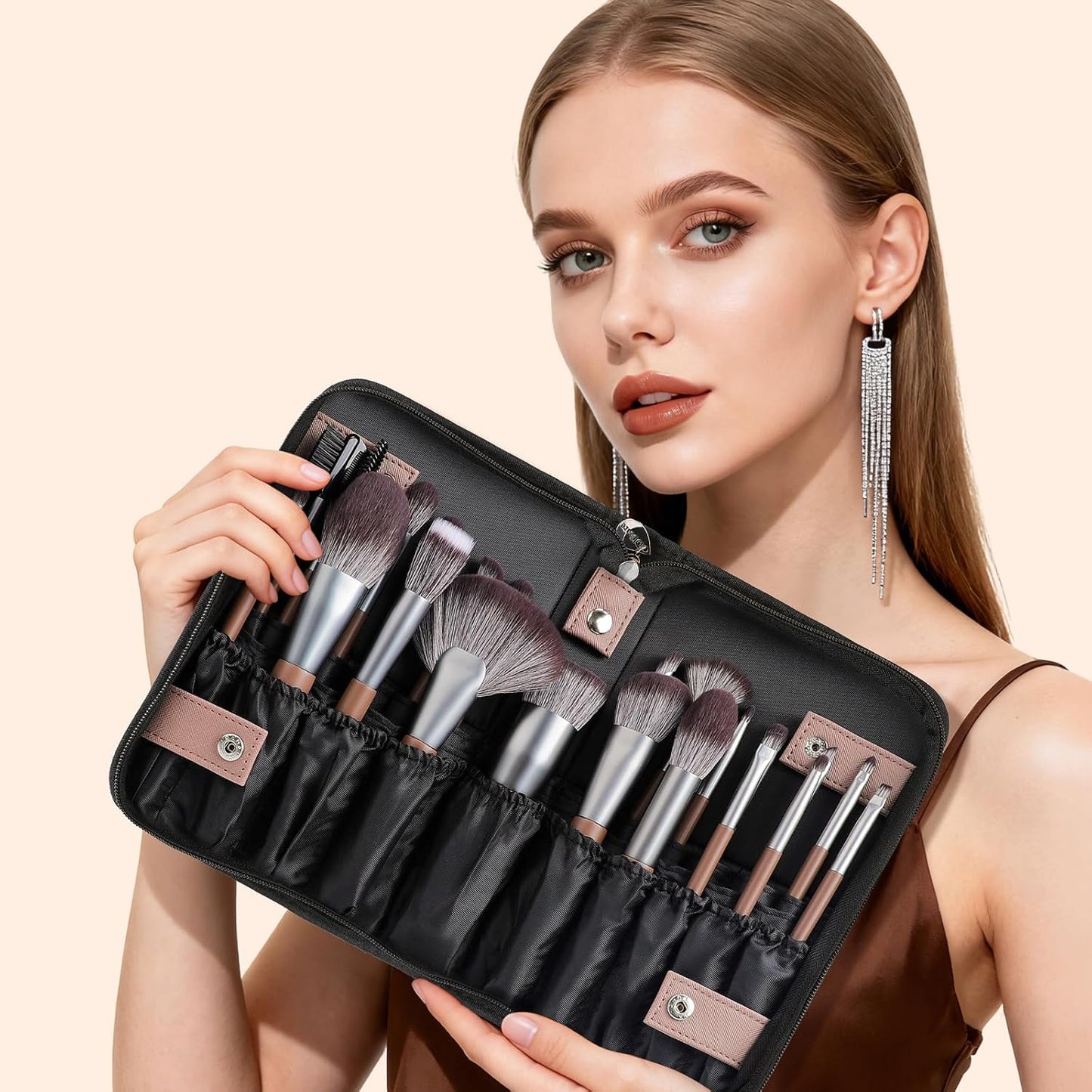 DUcare Juego de 22 brochas de maquillaje profesionales profesionale...