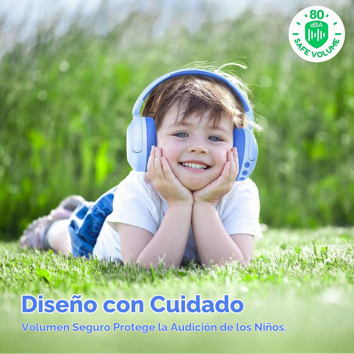 iClever BTH20 - Auriculares con cancelación activa de ruido para ni...