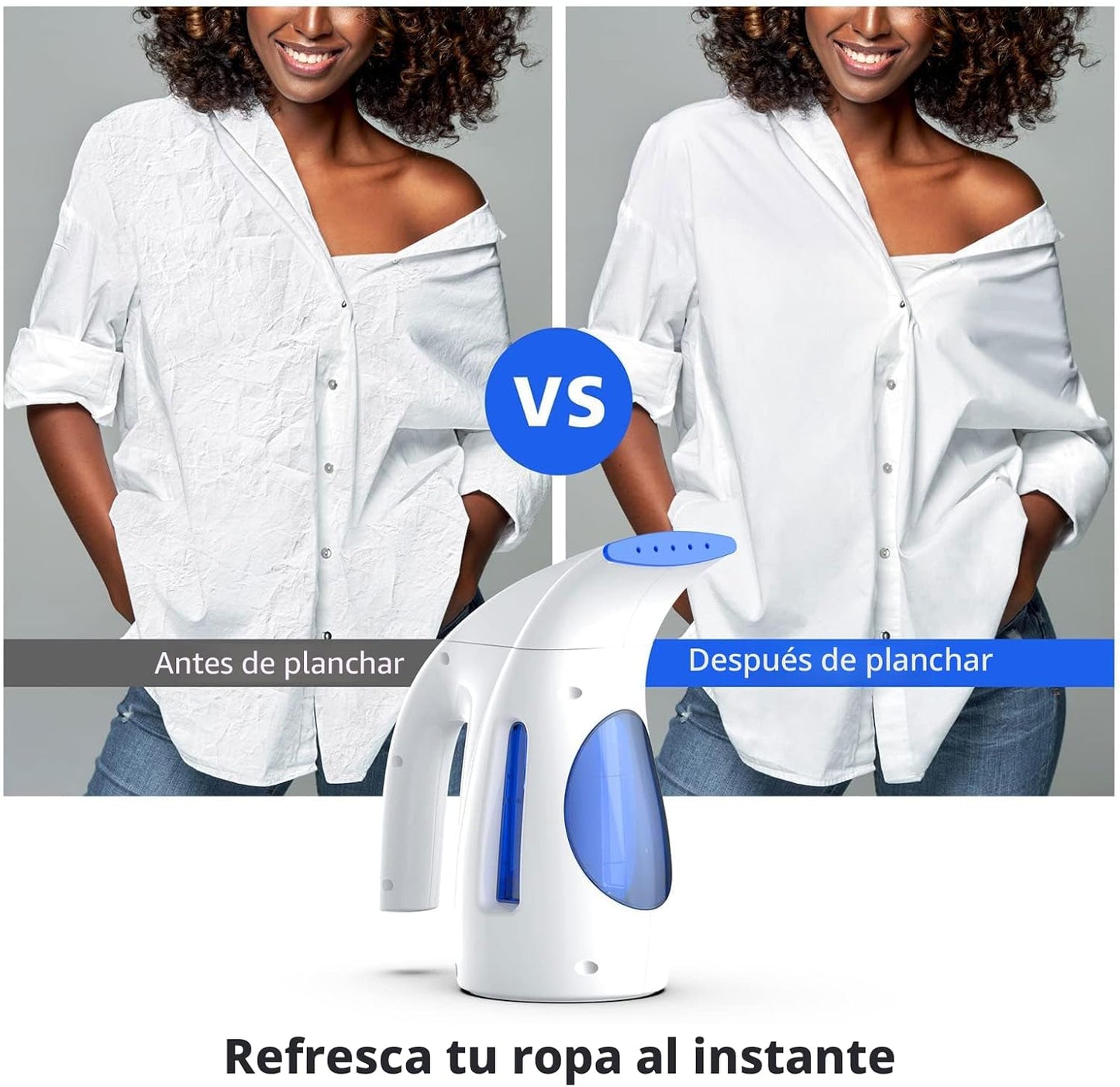 HiLIFE - Vaporizador para ropa, diseño portátil de mano, gran capac...