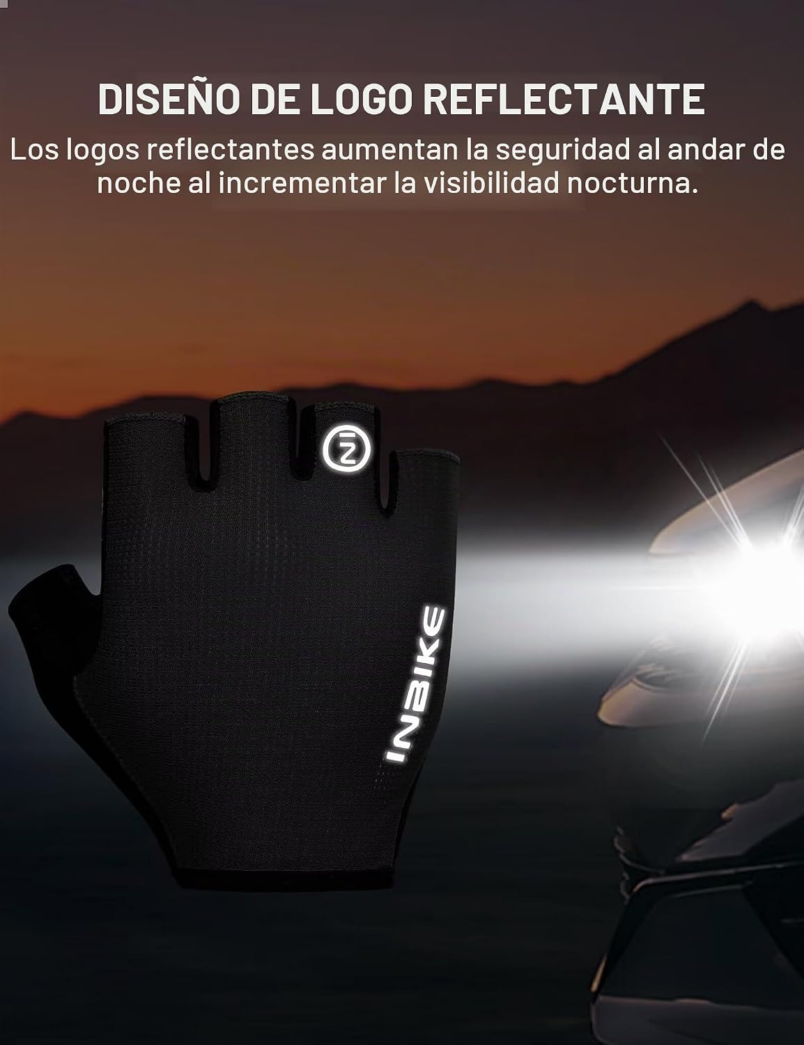 INBIKE Guantes de ciclismo para hombres y mujeres, transpirables |...