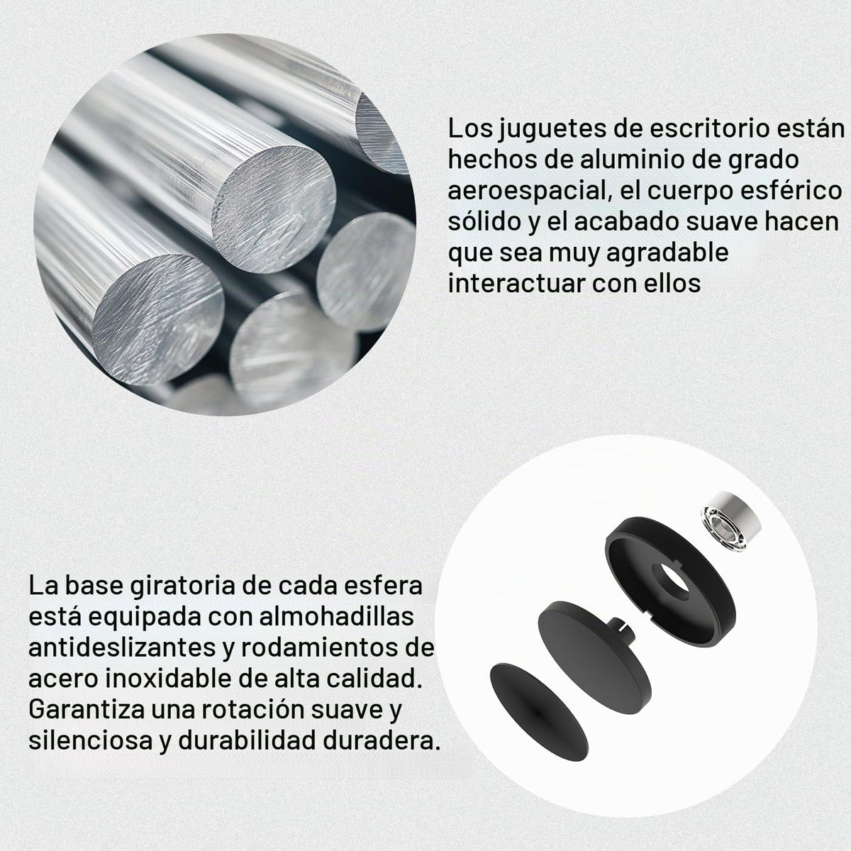 Juguetes de escritorio giratorios cinéticos, para ansiedad y estrés...