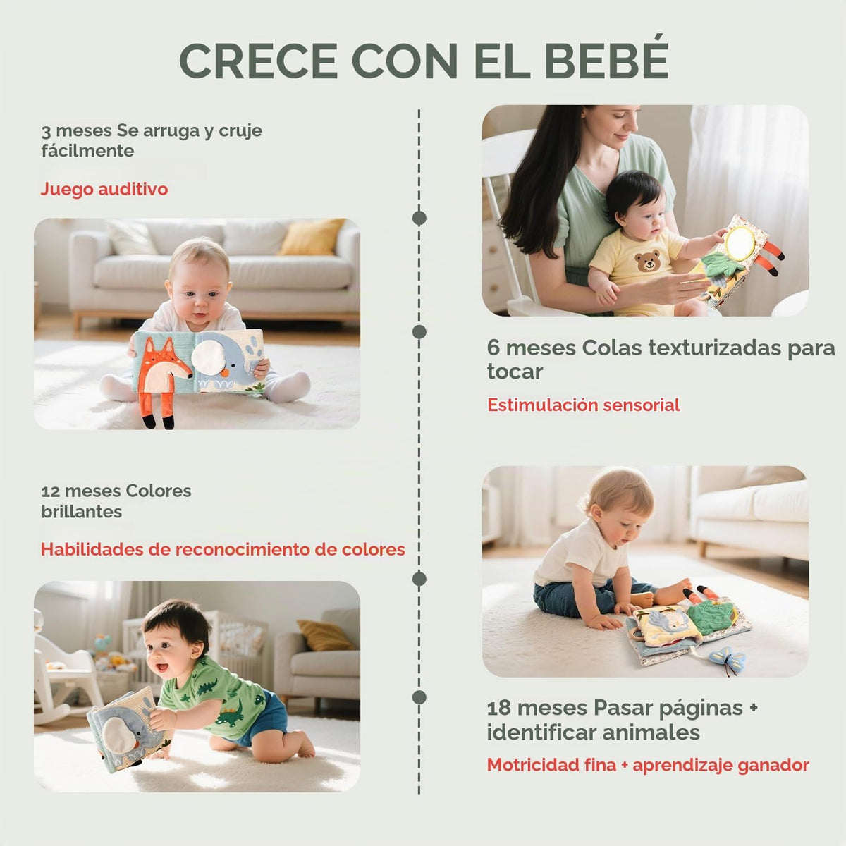 let's make Libros suaves de elefante para bebés de 0 a 6 a 12 m...