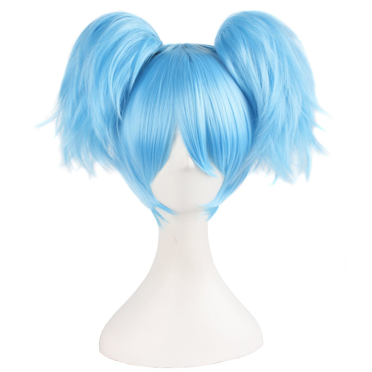 MapofBeauty Peluca corta de tres piezas azul claro de 12"\/30cm...