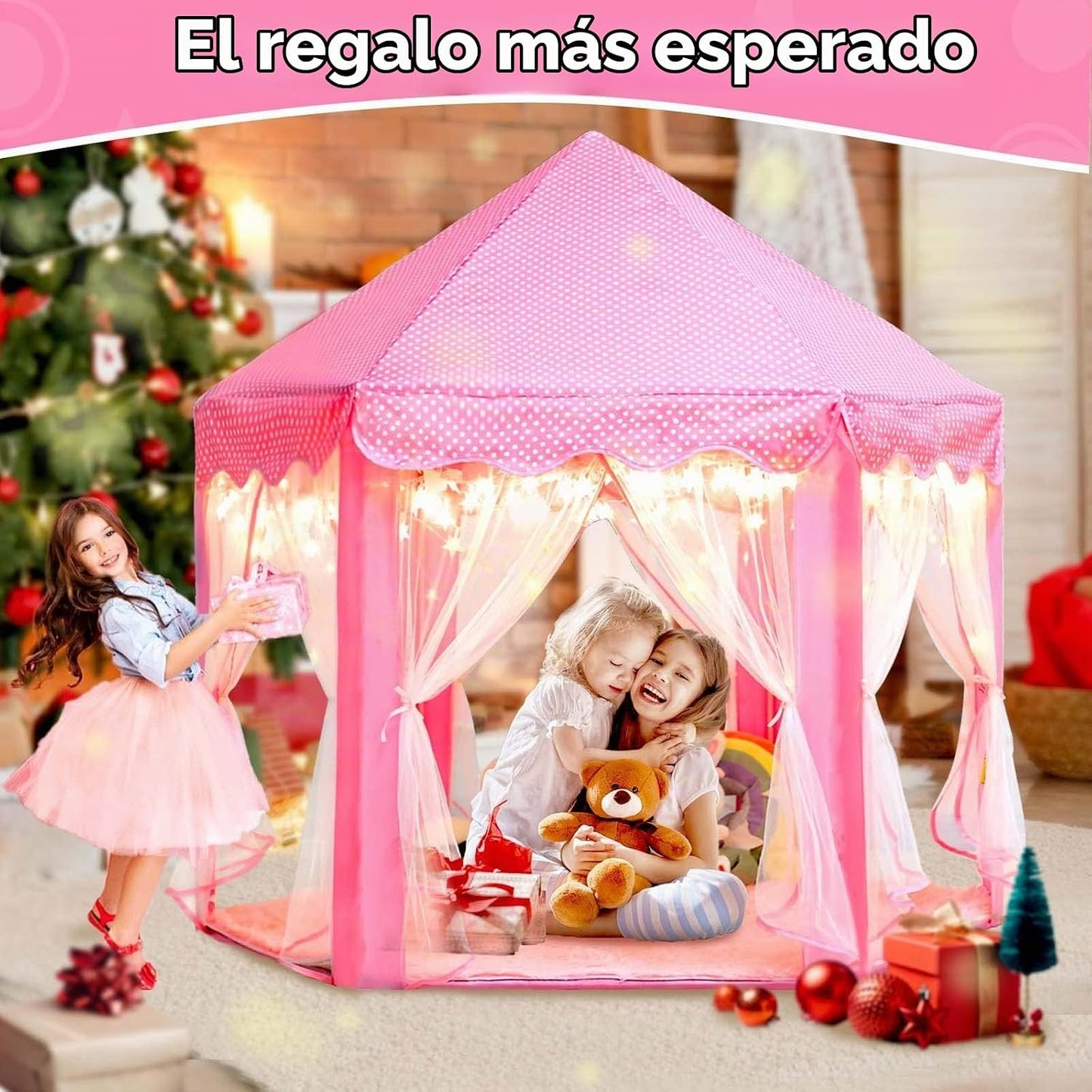 Tienda de Castillo de Princesa con Alfombra para Niñas, Tiendas de...