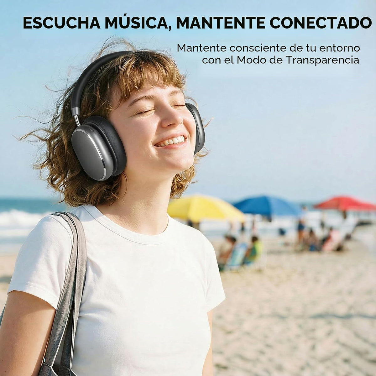 FOFUN NC95 - Auriculares híbridos con cancelación activa de ruido c...