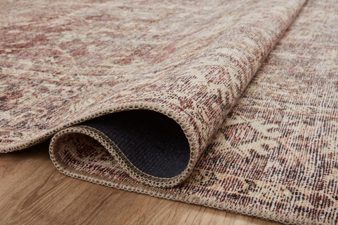 Loloi Amber Lewis Georgie Bordeaux\/Antique - Alfombra de área de 1...