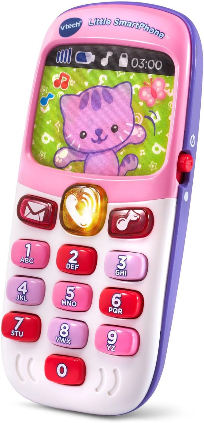 Teléfono inteligente VTech, pequeño bebé, color rosa, exclusivo en...