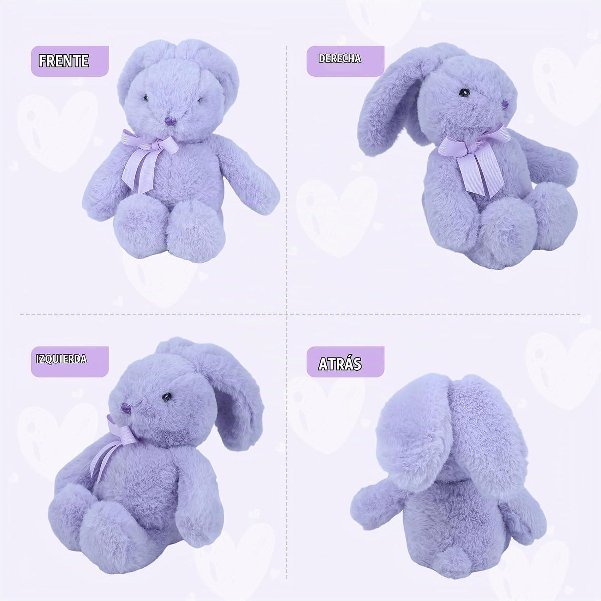 Peluche de conejo de lavanda para microondas, juguete de peluche co...