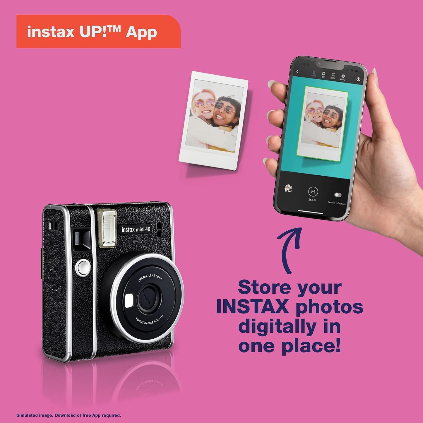 Fujifilm Instax Mini 40 - Cámara instantánea