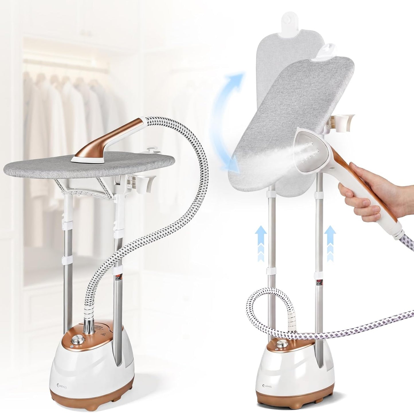 Vaporizador Prvite para Ropa,Vaporizador de Ropa Profesional de 180...
