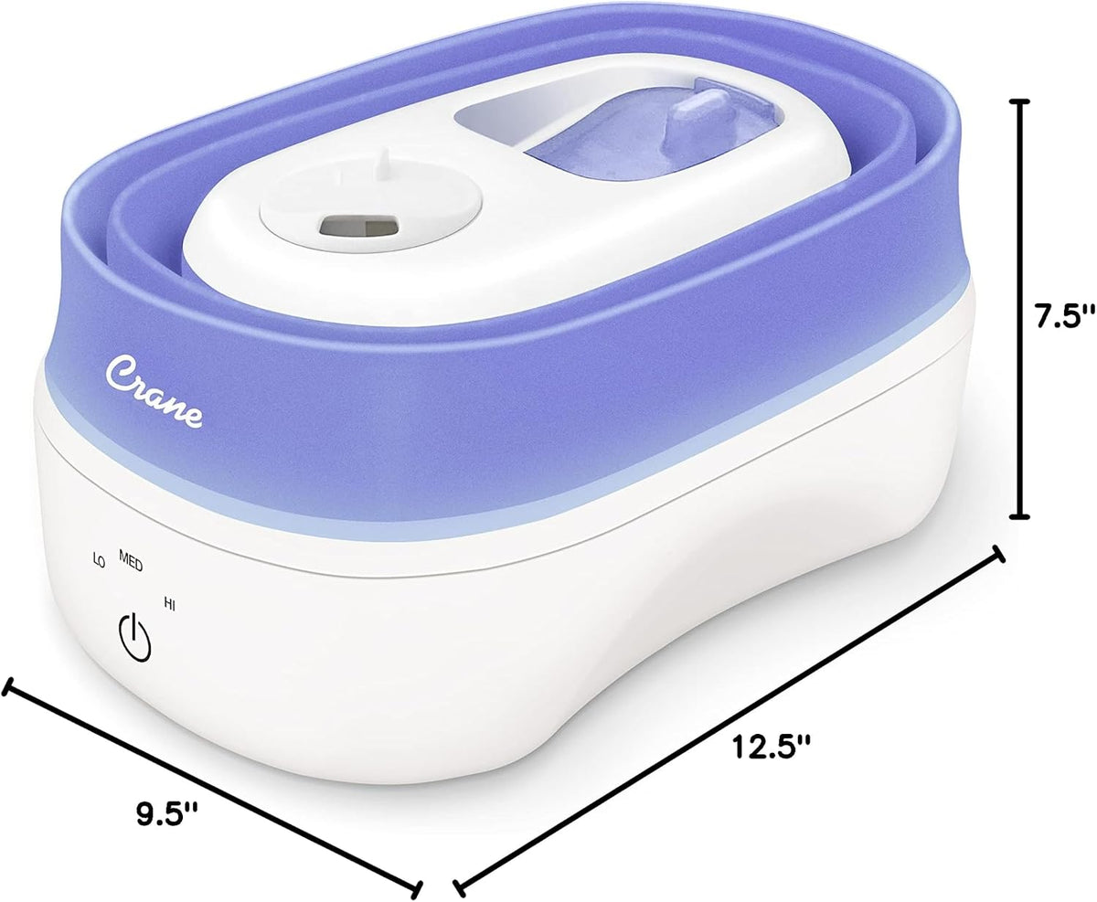 Crane Humidificador plegable de niebla fría para dormitorio y ofici...