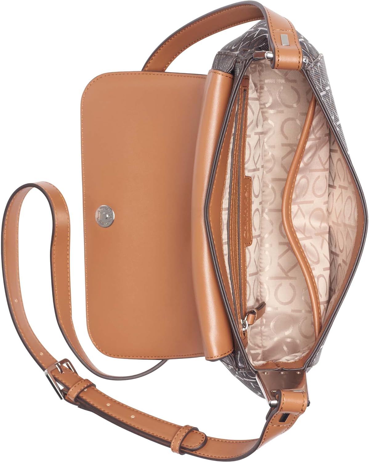 Calvin Klein Bandolera Charlie Flap para mujer