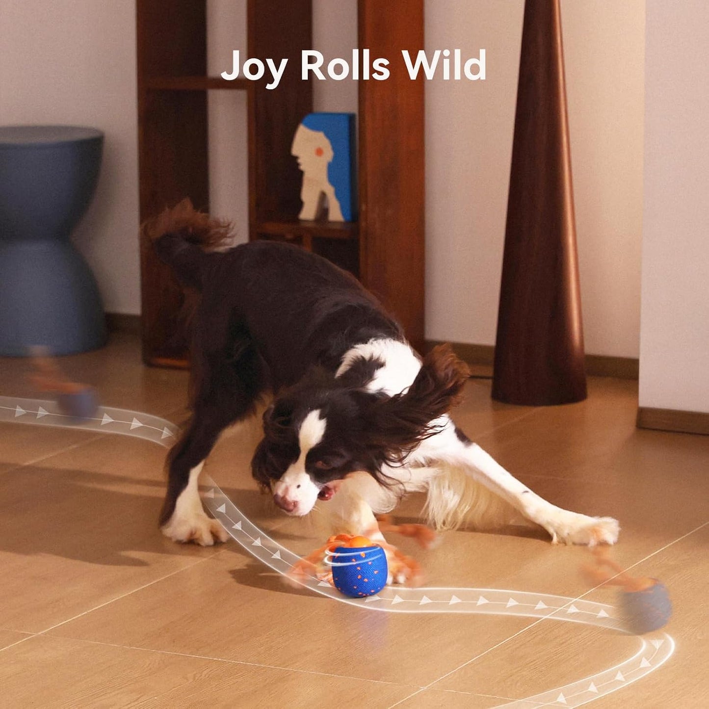 Cheerble Juguete interactivo inteligente para perros, bola de rollo...
