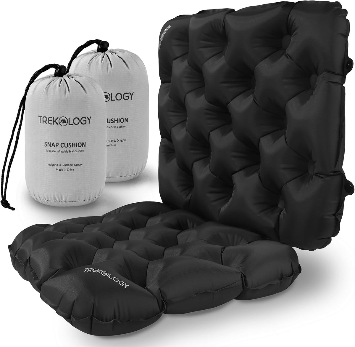 TREKOLOGY Cojín inflable para asiento de estadio para viajes aéreos...
