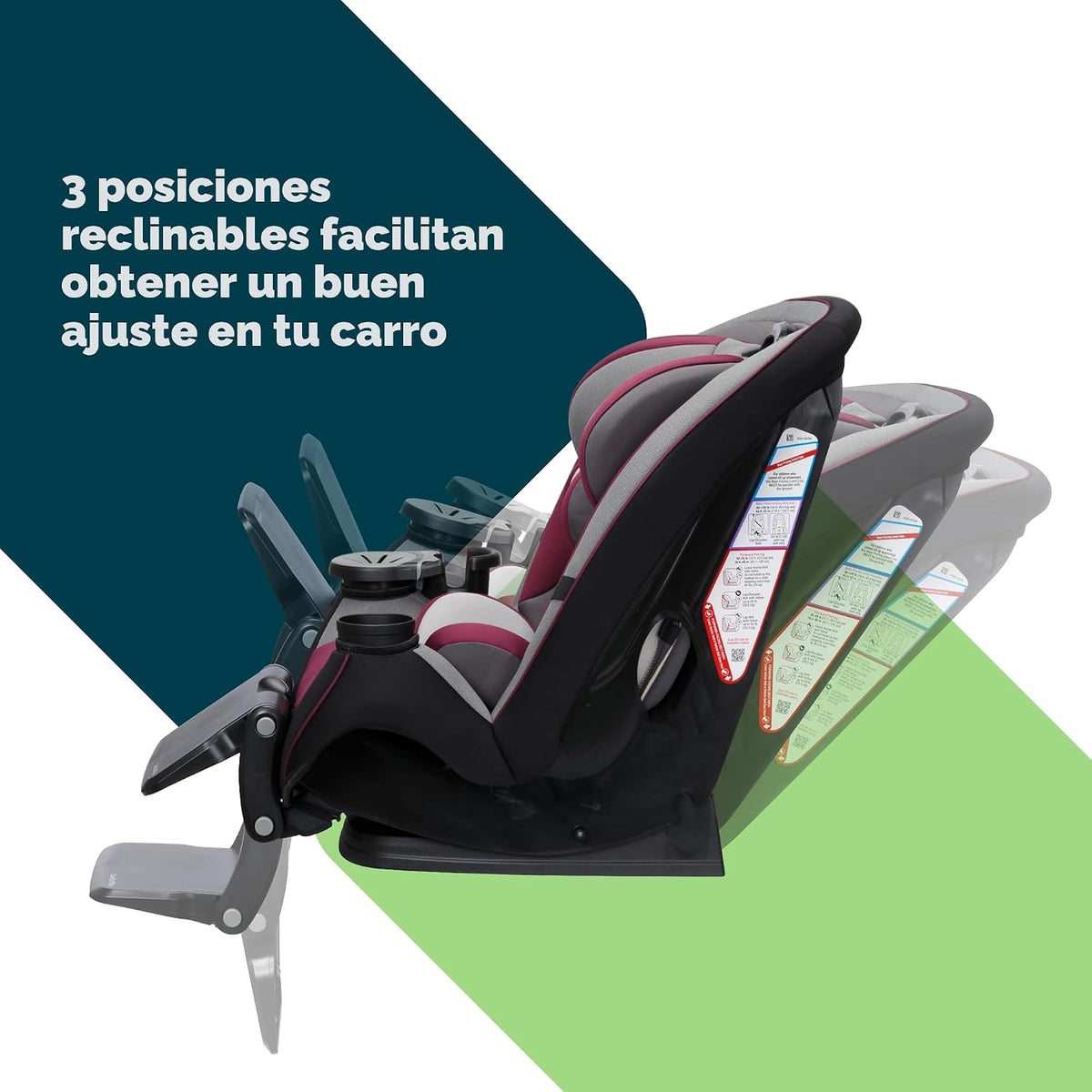 Safety 1st Grow and Go Extend 'n Ride LX - Asiento convertible...