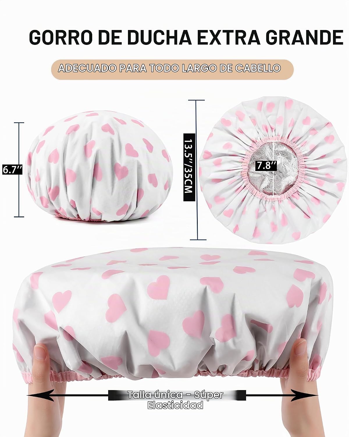 YIZIJIZI 2 Piezas Gorro Térmico para Acondicionamiento Profundo, Go...