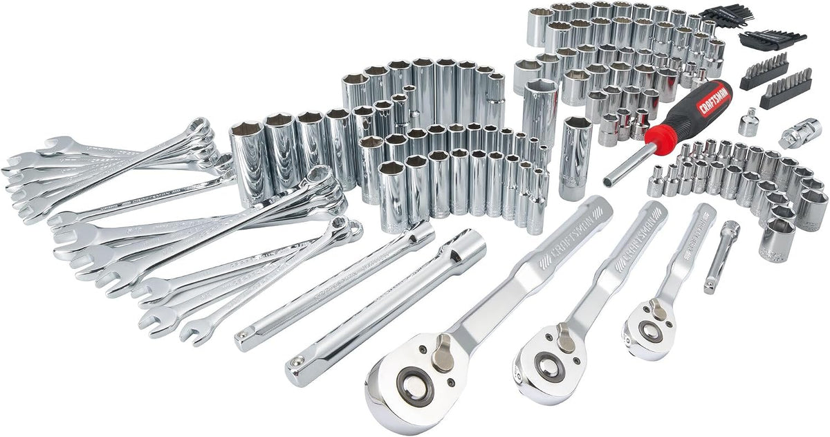 CRAFTSMAN Juego de llaves, 159 piezas de llaves de tubo hexagonal p...