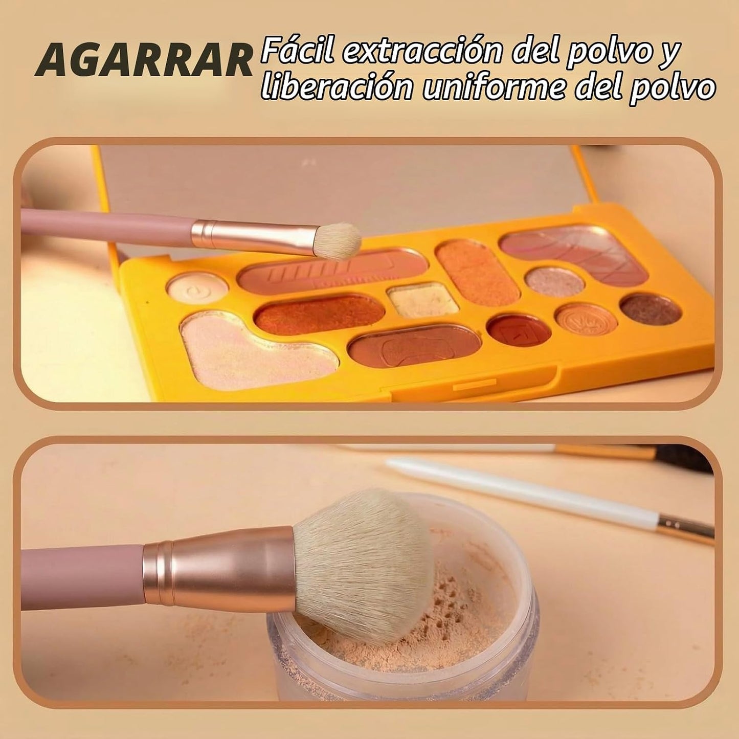 OMANIAC Juego de 20 brochas de maquillaje profesional \u2013 Kit de...
