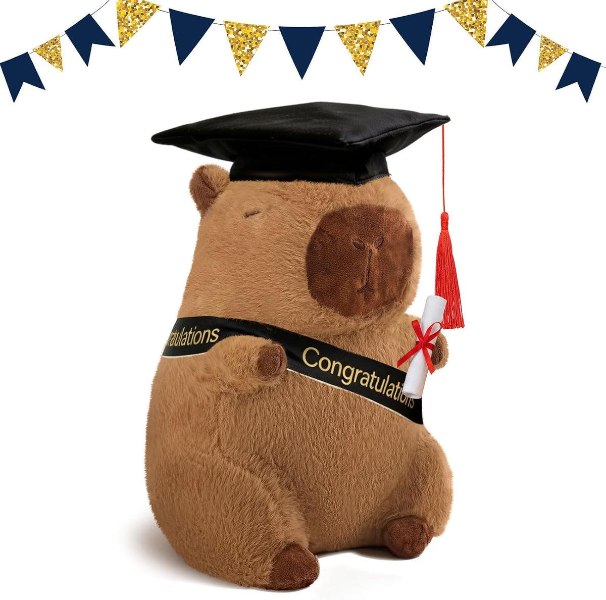 Regalos de graduación 2026, peluche de graduación de Capybara con g...
