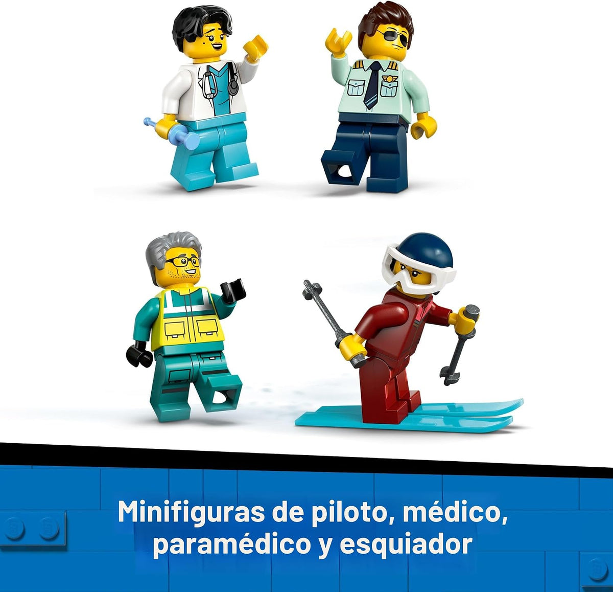 LEGO City Juguete de construcción de avión de ambulancia aérea de e...