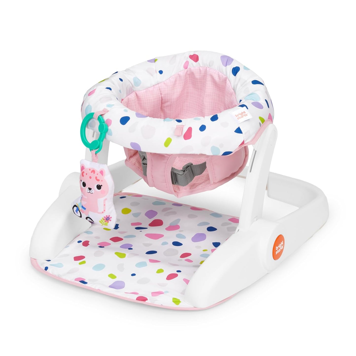 Bright Starts Learn-to-Sit - Asiento de piso para bebé de 2 posicio...