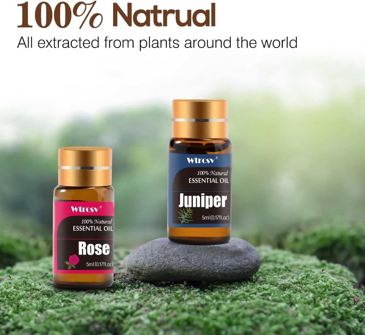 Set de regalo de aceites esenciales Wtrcsv - 30 aromas únicos - Per...