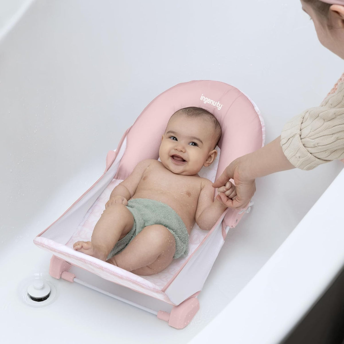 Ingenuity Asiento de Baño Plegable de 2 Posiciones, Asiento de Baño...