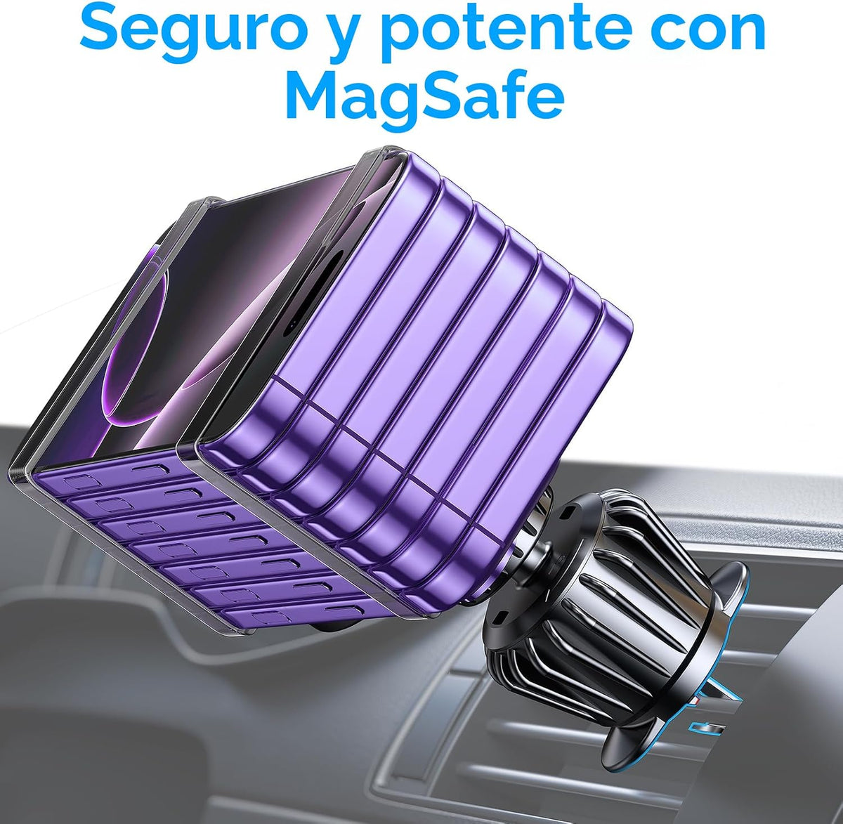 Kaistyle Soporte de coche Magsafe Imán fuerte【Imán fuerte】 Soporte...