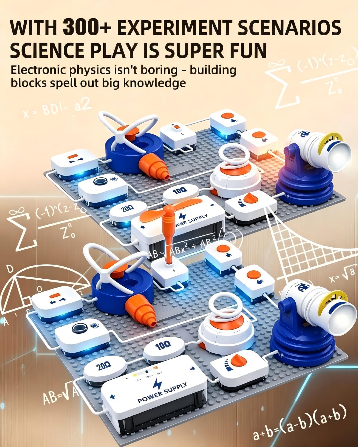 Kits de ciencia STEM para niños, kit de exploración de electrónica,...