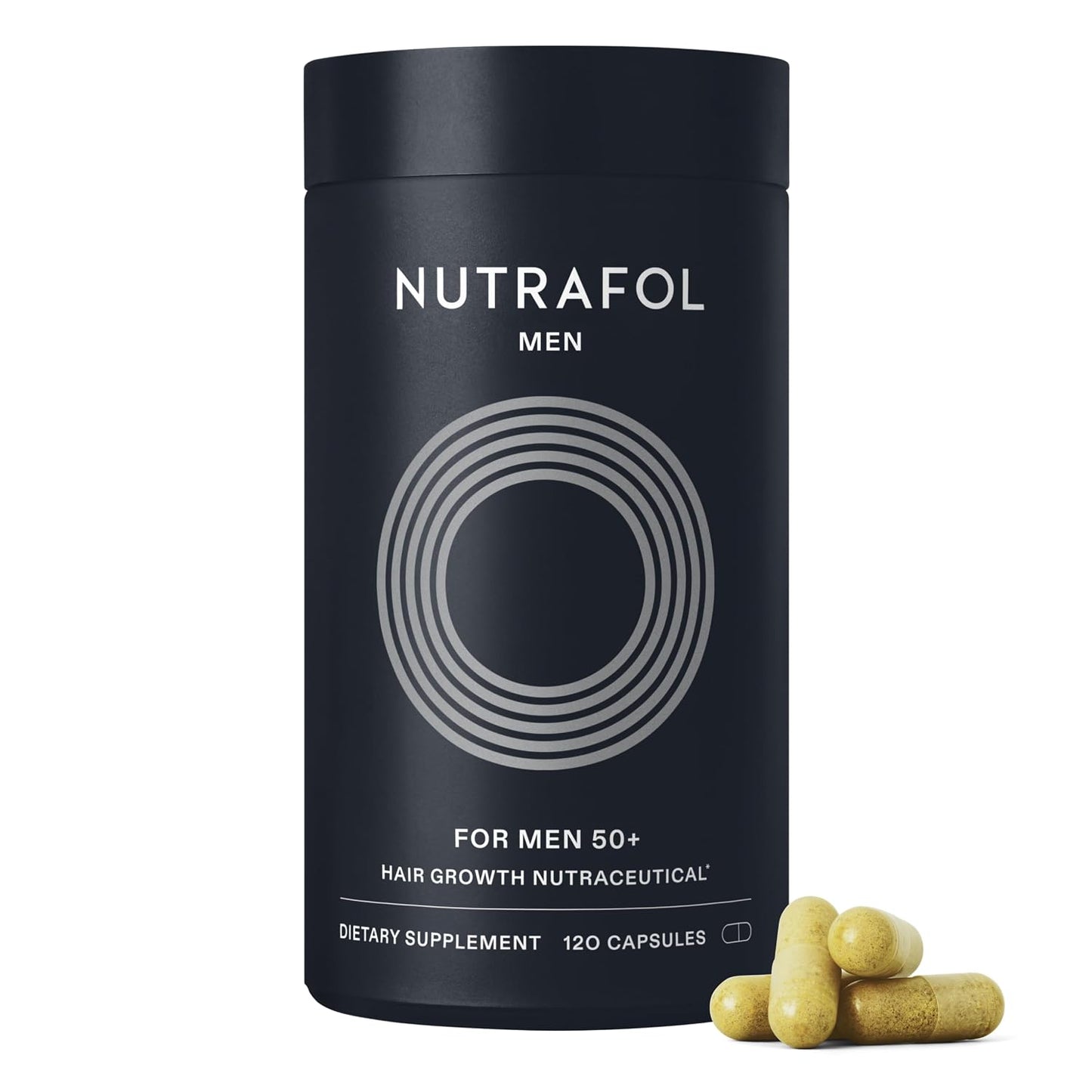 Nutrafol Men 50+ Suplementos para el crecimiento del cabello, edad...