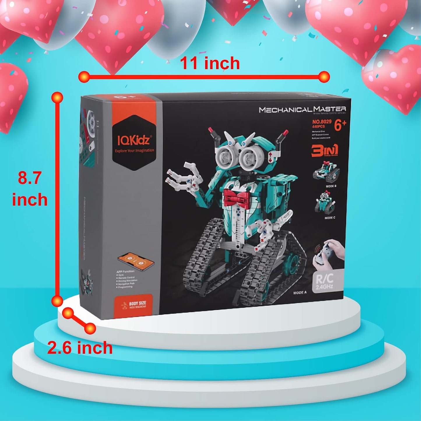 IQKidz APP\/Kits de construcción STEM de control remoto para niños...