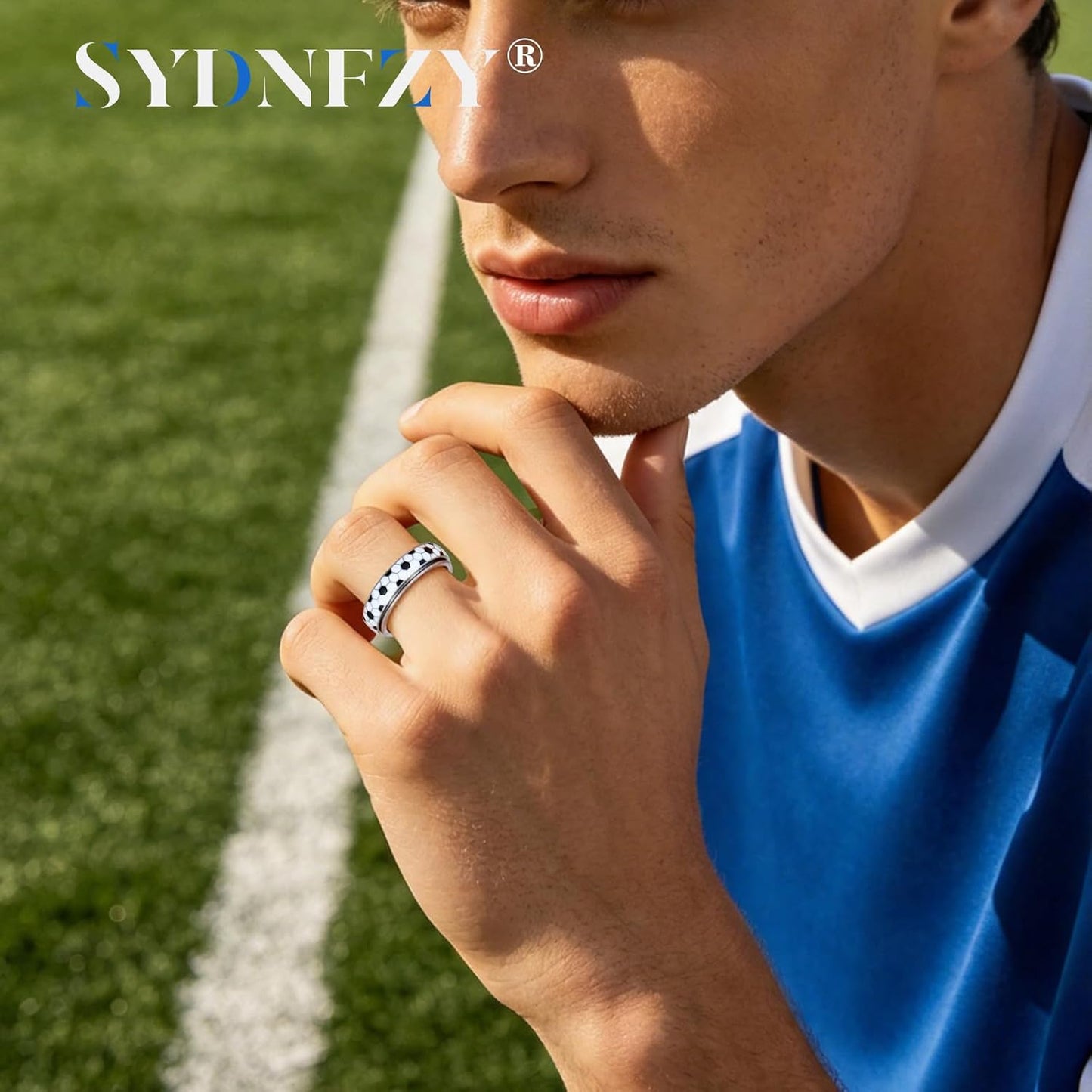 SYDNFZY Anillo de fútbol para adultos \u2013 Anillo giratorio de ac...