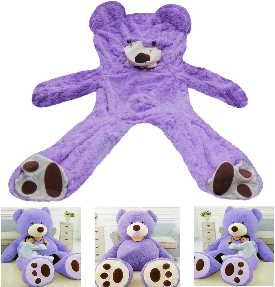 Funda de oso de peluche gigante de 6.5 pies, traje de disfraz de os...