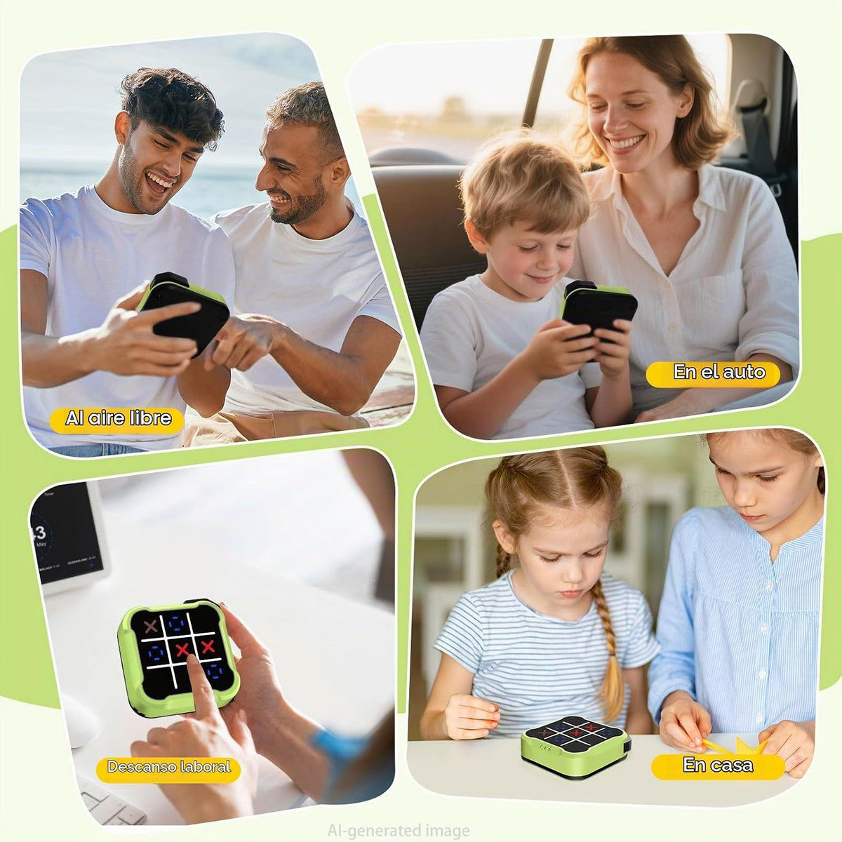 Juego de Tic-Tac Toe para niños: Juego de rompecabezas electrónico...