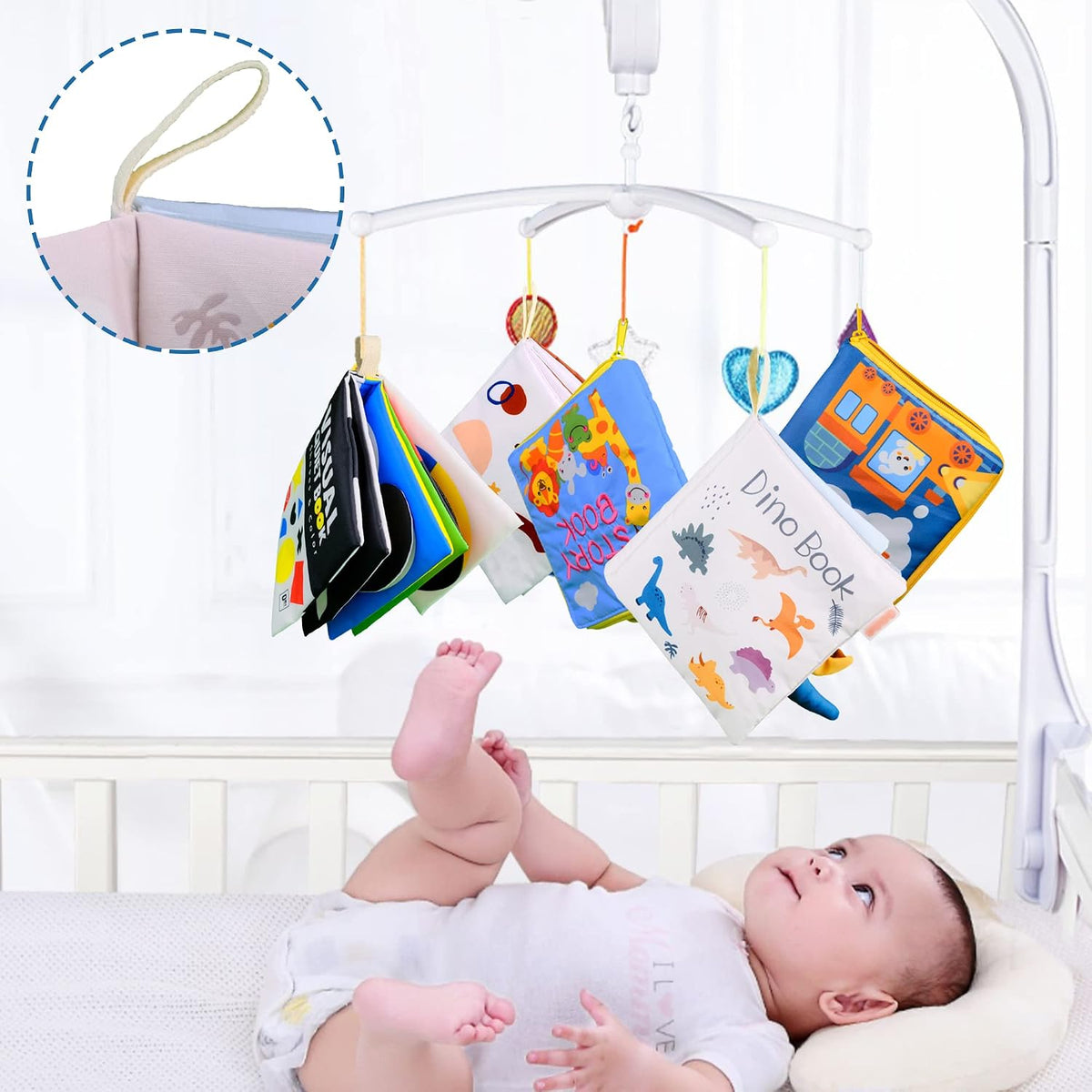 Richgv Libros de juguetes para bebés de 0 a 6 a 12 meses, regalos p...