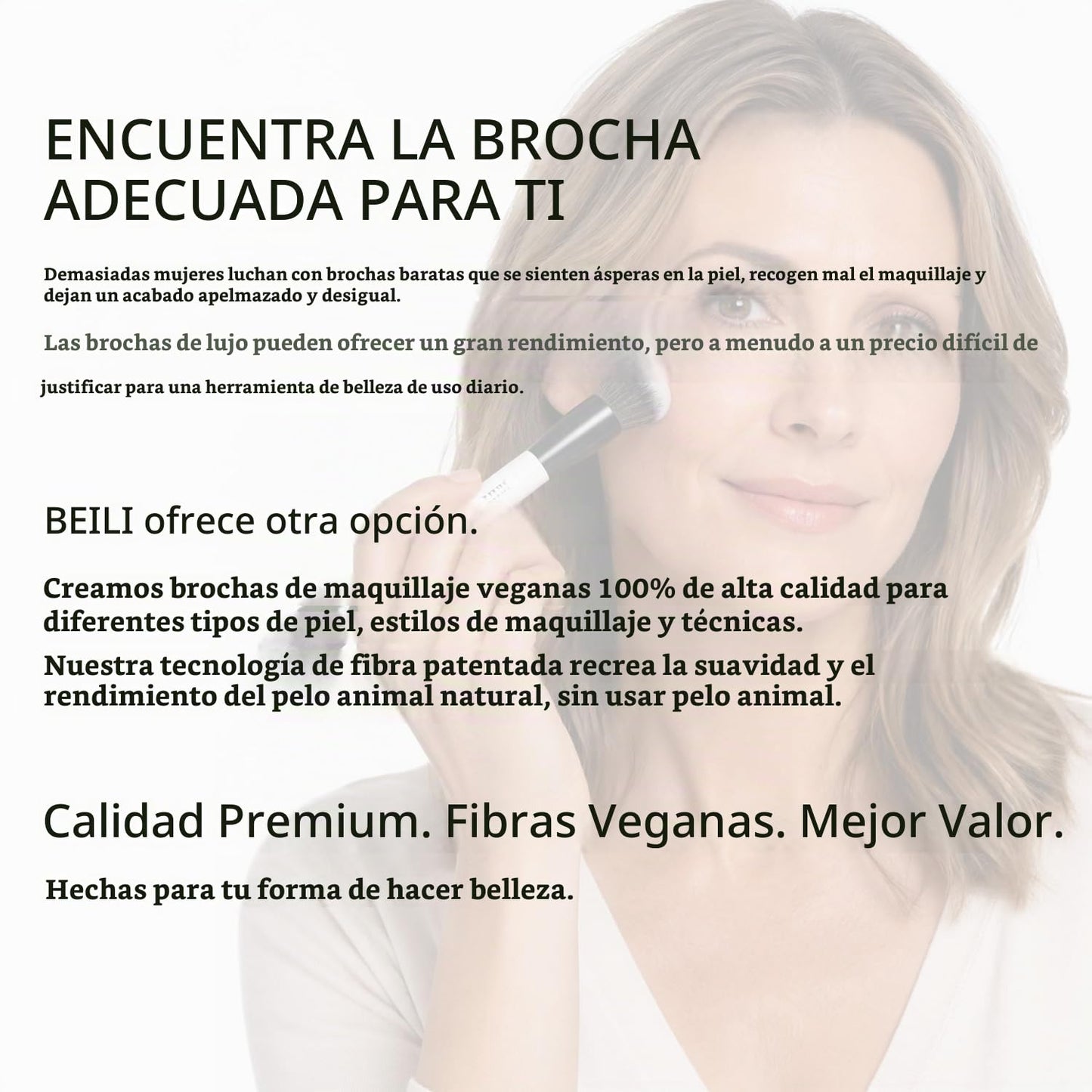 BEILI Juego de 15 brochas de maquillaje profesionales para sombras...